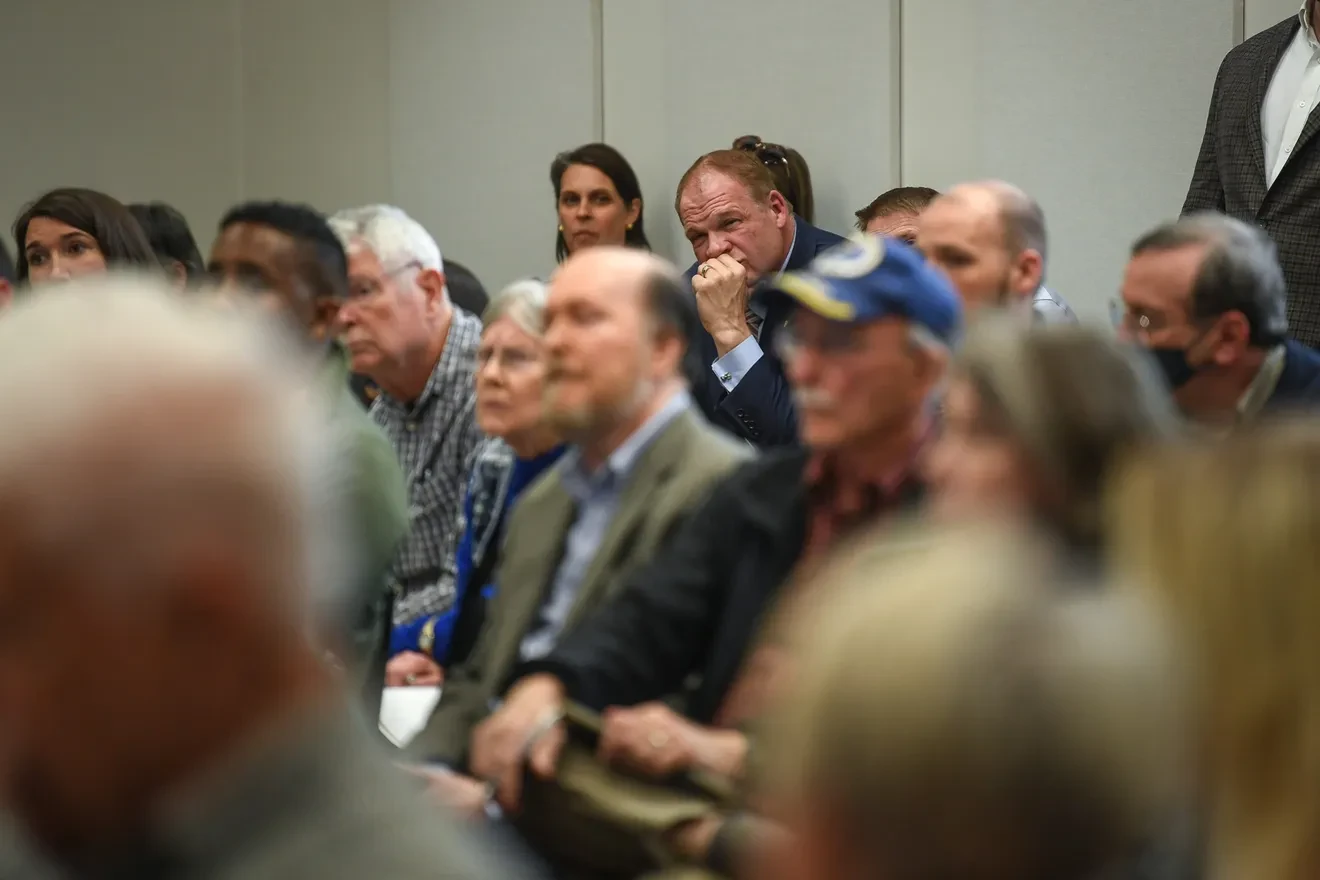 Farragut citizens engaged at a community meeting